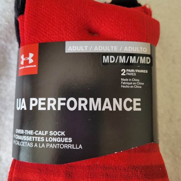 540 Under Armour	2 prs of Performance over the calf socks - Picture 2 of 7